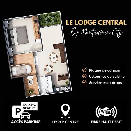 Апартаменты Le - Parking - Vue Piscine - By